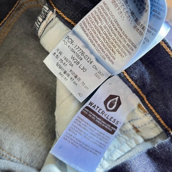 Levi's Dark Blue 710 Super Skinny Jeans For Women - Stretch Mid-Rise Size 28 - Picture 10 of 10